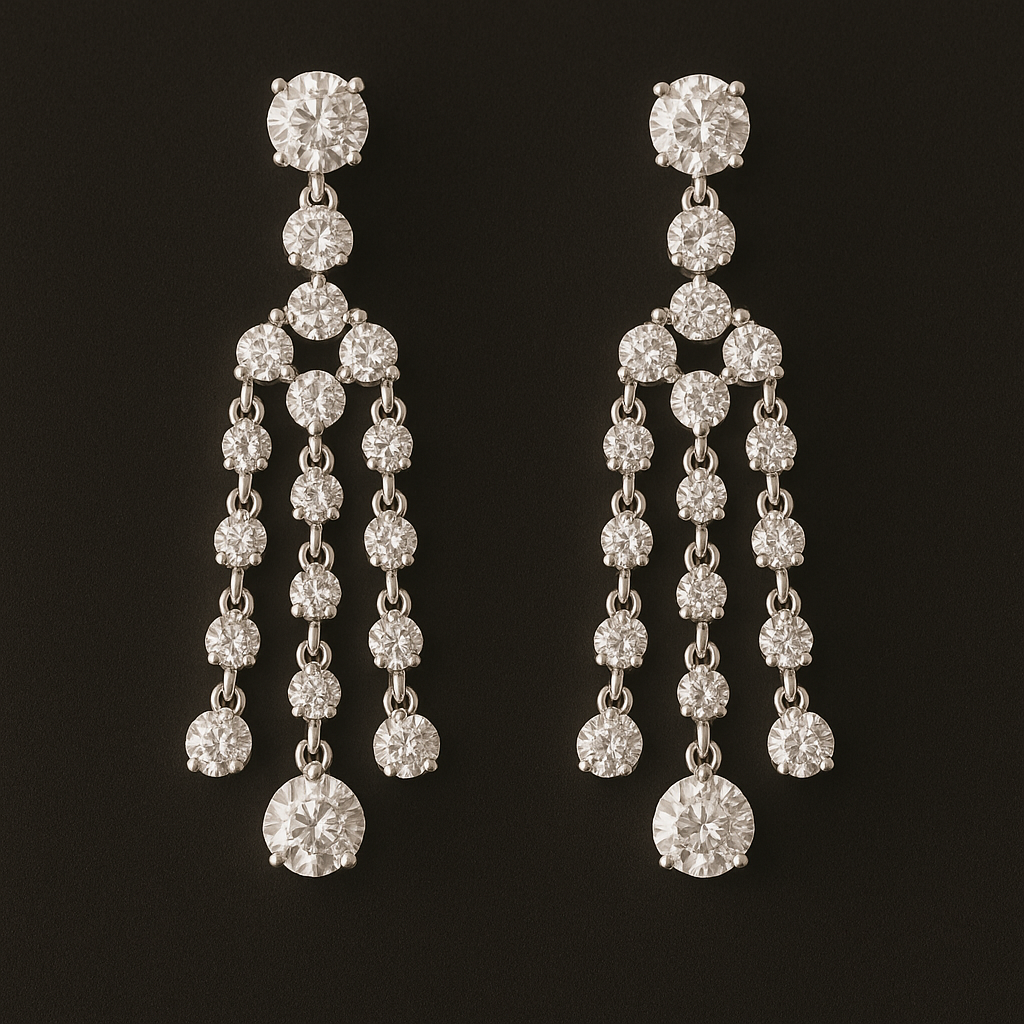 Royal Diamonds – Chandelier Diamond Earrings